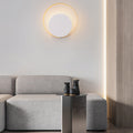 Moderne Minimalistisk Jern Cirkel Ring 1-Lyskilde Væglampe til Soveværelse
