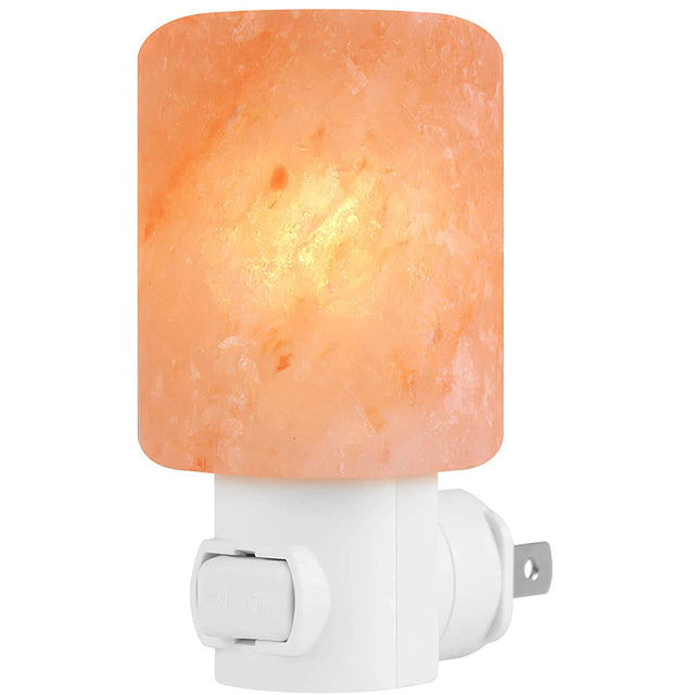 Naturlig krystal Himalaya saltlampe | Stikkontakt natlampe