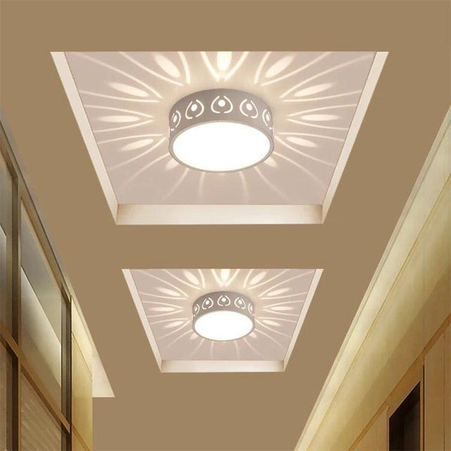 Stilfuld moderne LED loftlampe til indgang, gang og balkon