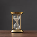 3/5/10 Minutters Retro Metal Håndværk Timeglas Pendul Hjemme Kontor Skrivebord Arrangement Ornament Sand Timer Sand Glas Dekoration