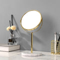 Naturlig Marmor 360 Rotating Makeup Vanity Spejl