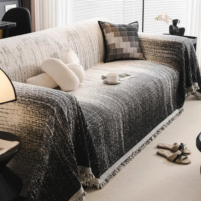 Neutral Tone Chenille Sofa Betræk