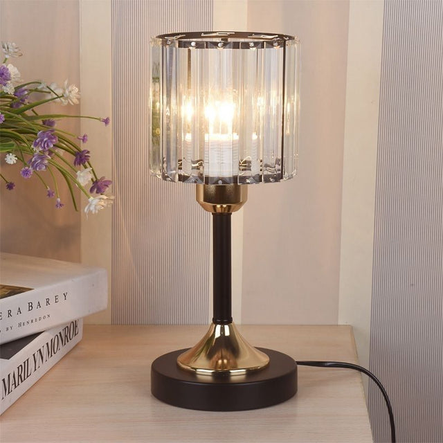 Krystal - Nordisk Krystal Bordlampe