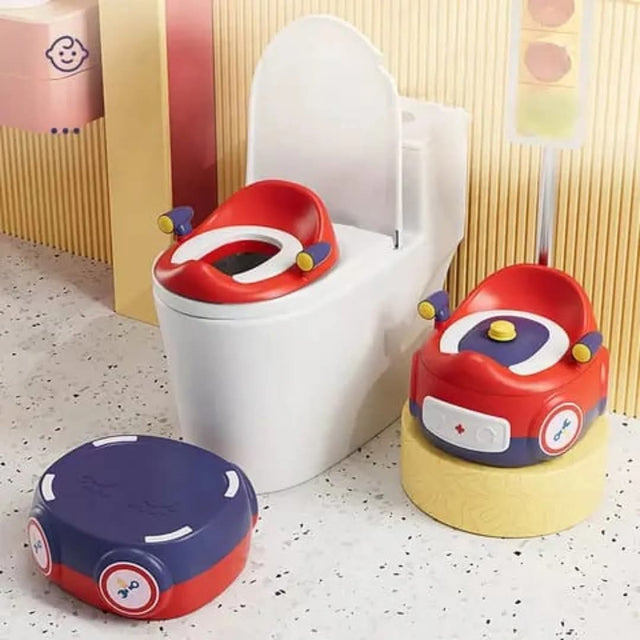 3 i 1 Børns Multifunktionelle Toilet