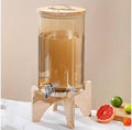 3,6 L Glasbeholder med Bambusstativ