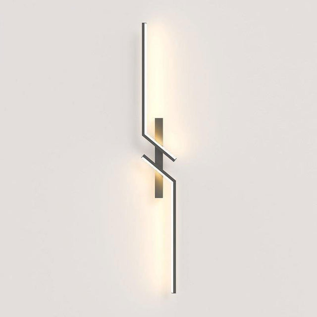 Kreativ LED væglampe med stribedesign | Moderne design