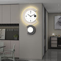 Moderne LED Lampe Stille Vægur til Stuen