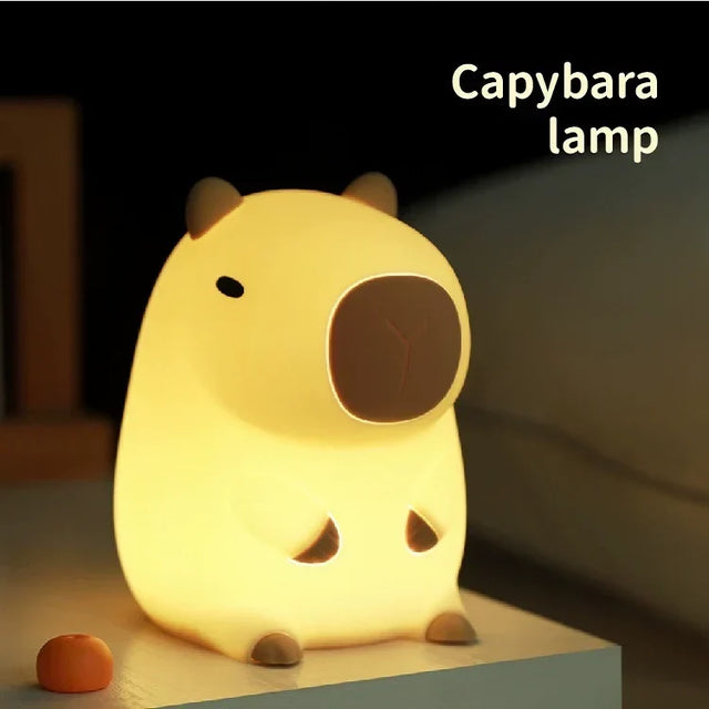 Capybara Silikone Nattelys
