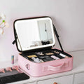 Rejse Kosmetik Taske LED Spejl Makeup Taske