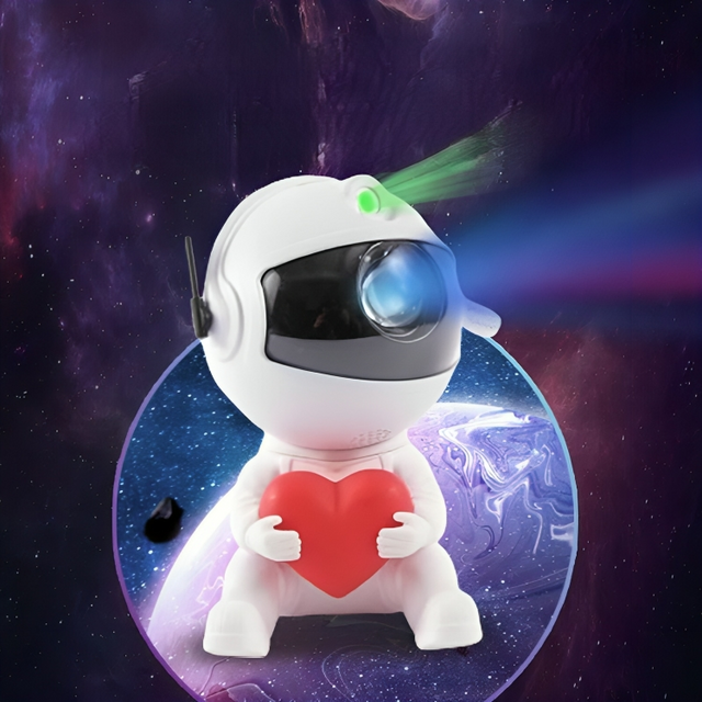 Kærlighed Astronaut Galaxy Nattelys Projektor |