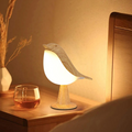 Genopladelig LED natlampe med berøringssensor og kreativ fugledesign