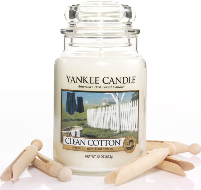 22oz Ren Bomuld Yankee Candle