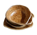 Teak Rodtræ Dekorativ Skål 30cm