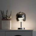 Bærbar - Elegant bordlampe lavet af spejlglas