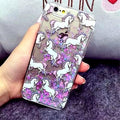 Glitter Unicorn iPhone Cover |