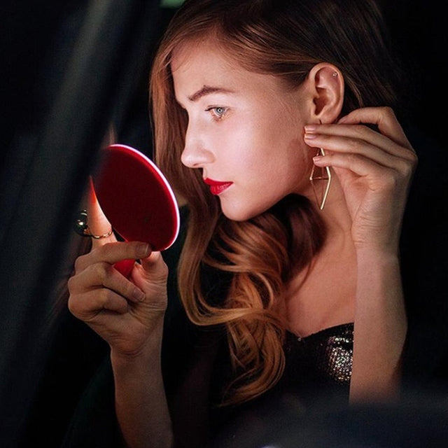 Trådløs Opladning LED Makeup Spejl |