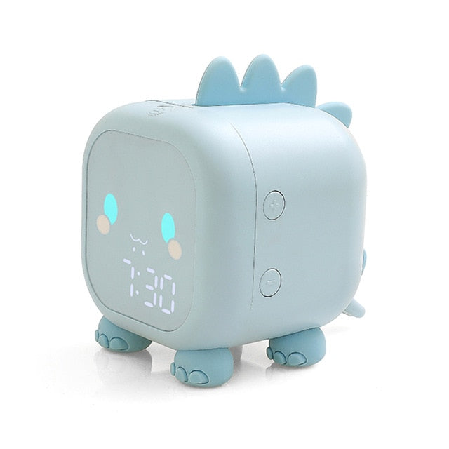Sød Dinosaur Børne Vækkeur Nattelys