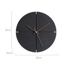 Elegant nordisk minimalistisk vægurs