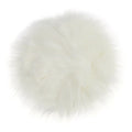 Faux Fur Rund Sædepude