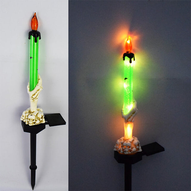 Bedste Gave*Sollys Halloween Spøgelses Hånd Lys Udendørs Gulvlampe