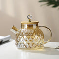 Klassisk Krystal Teapot | Glas & Træ