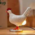 Bordlampe Sjov Kylling Dyr Nattelys
