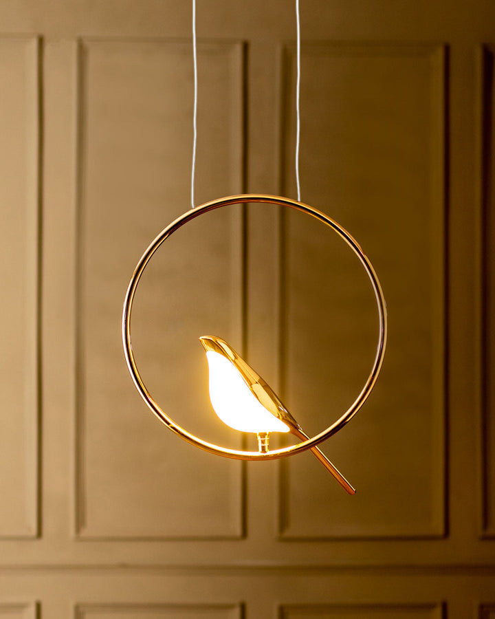 Aves Fugle Pendant Lys
