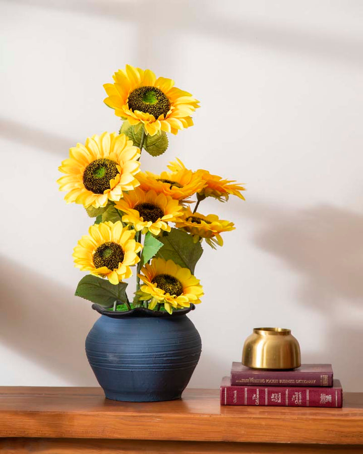 Solsikke Kunstig Blomsterarrangement