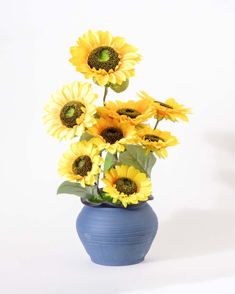 Solsikke Kunstig Blomsterarrangement