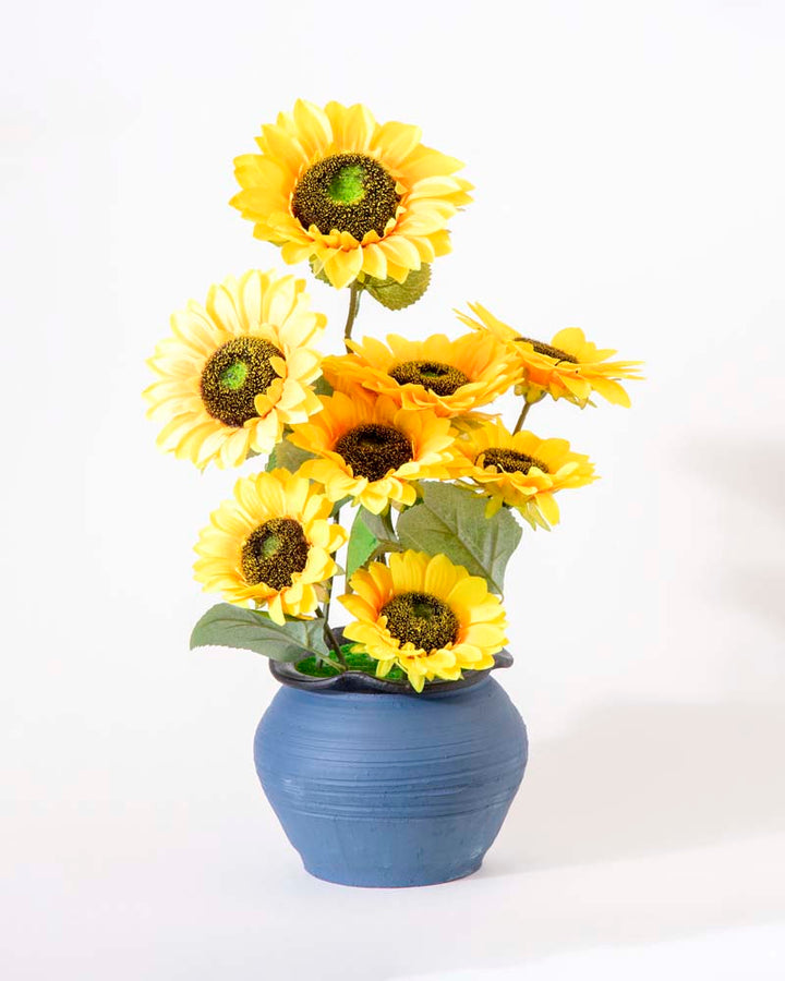 Solsikke Kunstig Blomsterarrangement