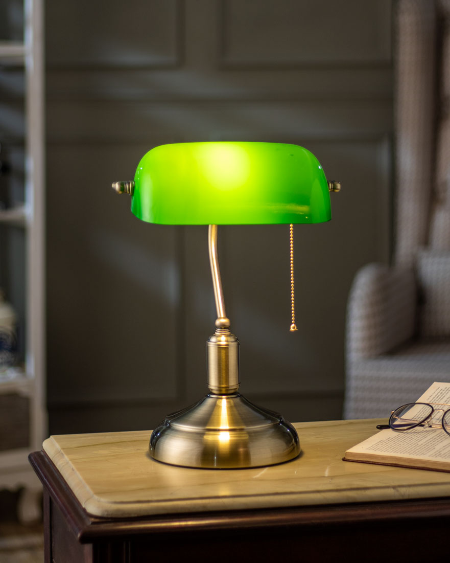 Klassisk Banker Lampe