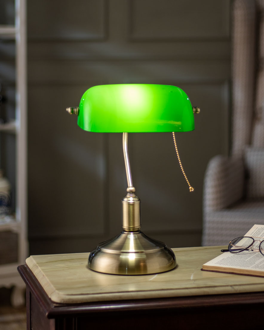 Klassisk Banker Lampe