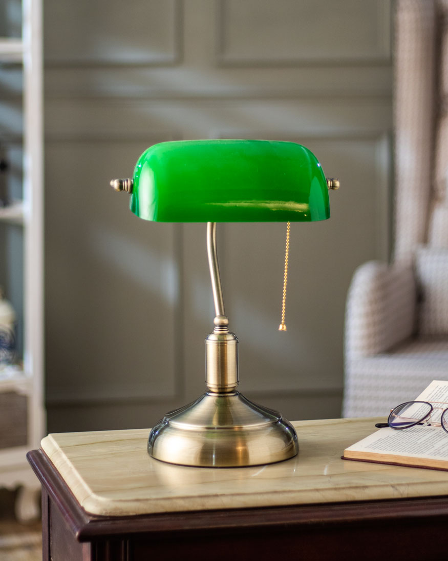 Klassisk Banker Lampe