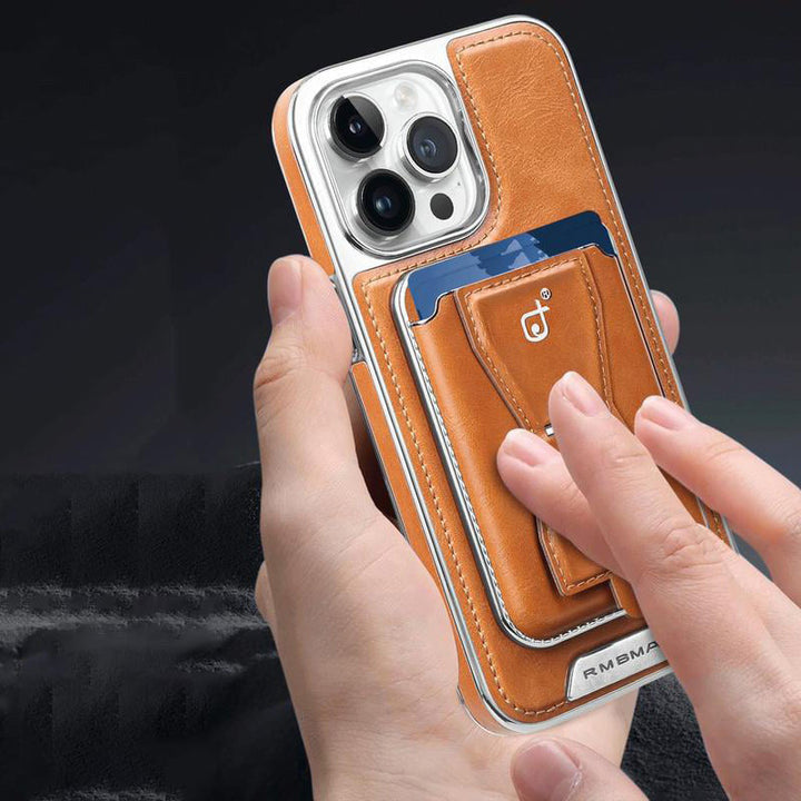 Luksuriøs Læder Magnetisk Telefoncover