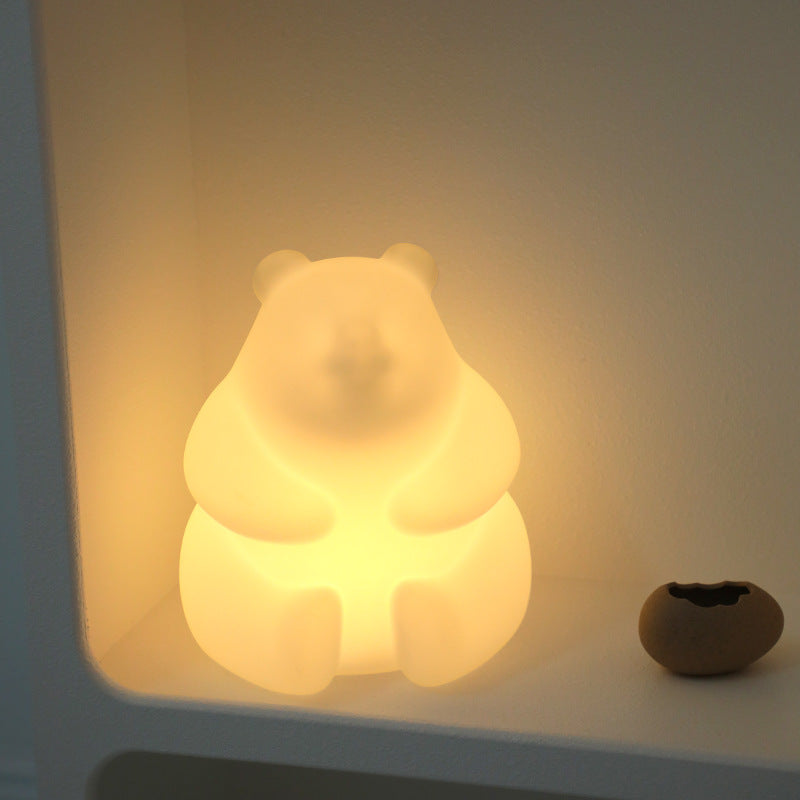 Moderne Kreativ Bjørn PE LED Bordlampe til Stuen