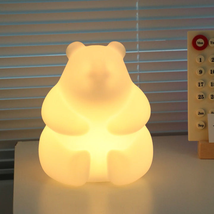 Moderne Kreativ Bjørn PE LED Bordlampe til Stuen