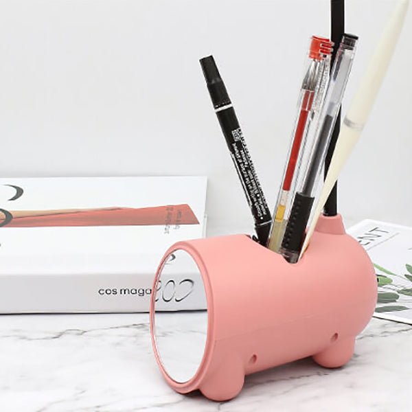 Karikatur Kreativ Kanin LED Touch USB Pen Holder Skrivebordslampe