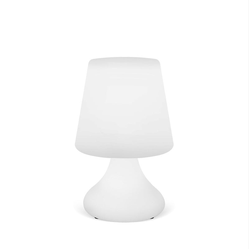 Moderne Minimalistisk PE Kop Form USB LED Bordlampe Natlys til Udendørs Terrasse |