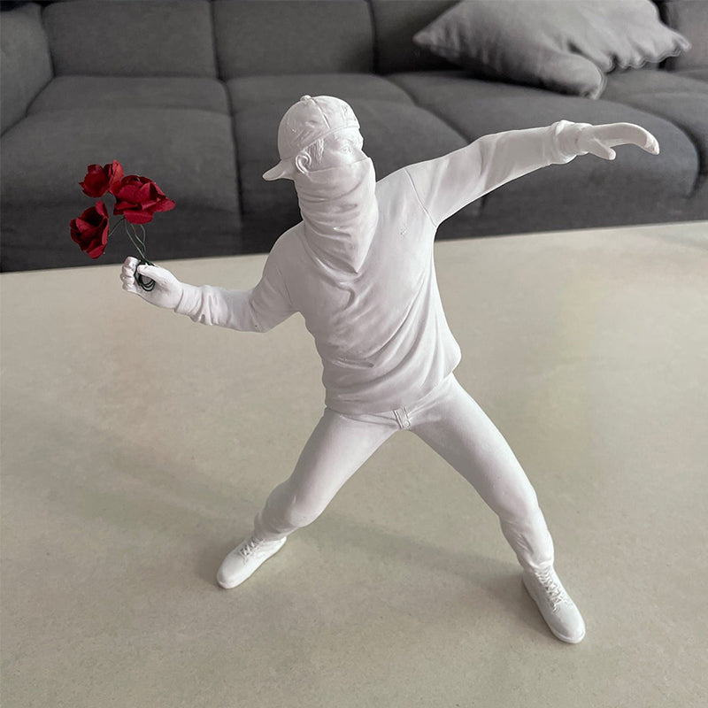 Banksy Blomster Rester Ornament