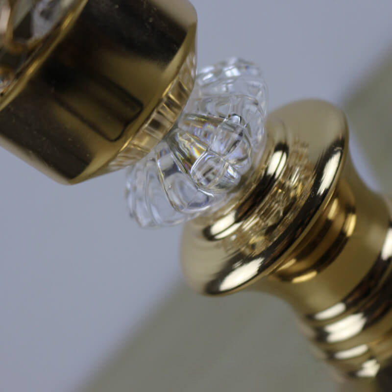 Europæisk Luksus Krystal Kugle 1-Lys Kunst Bordlampe