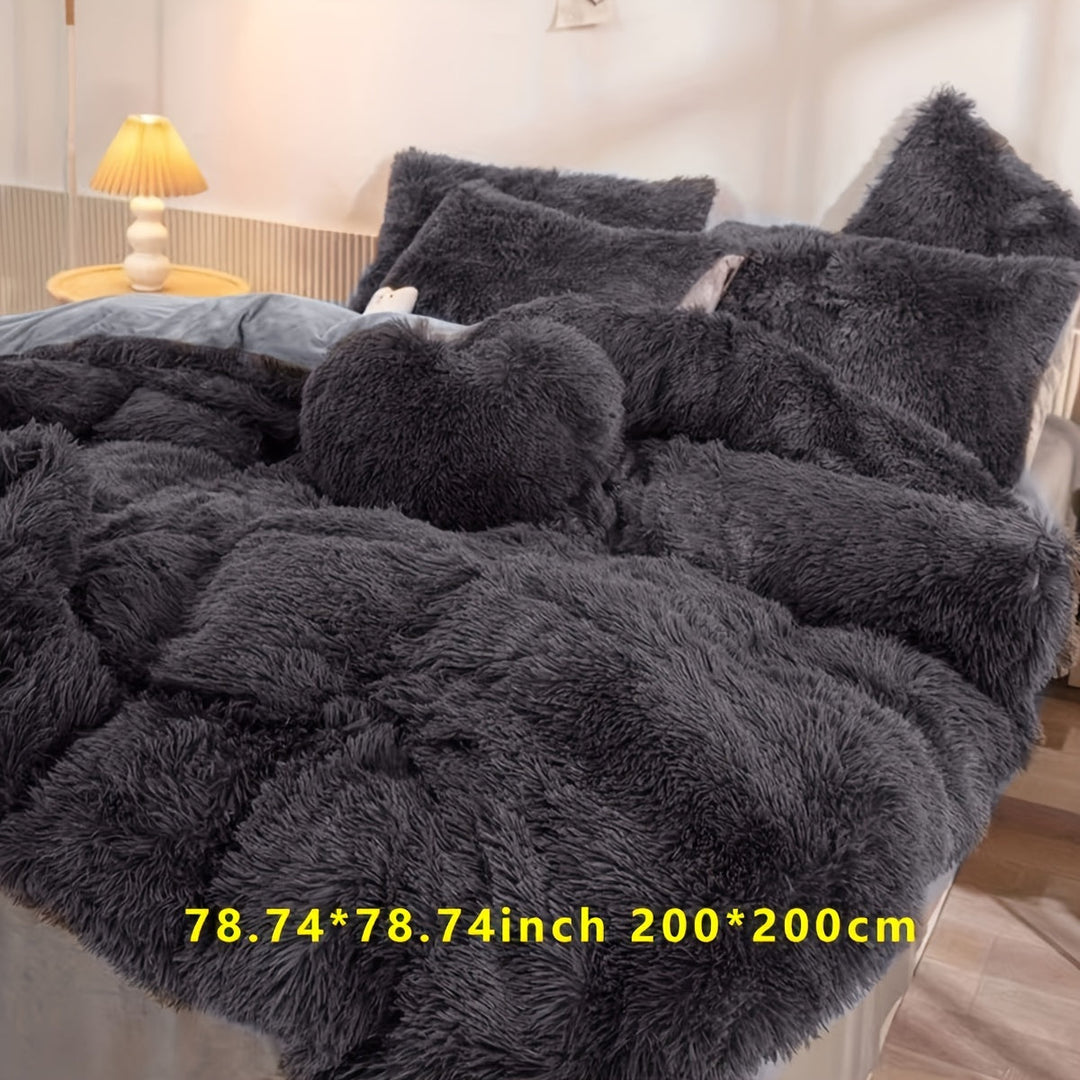 Luksus Velour Dynebetræk Sæt for Ultimativ Komfort