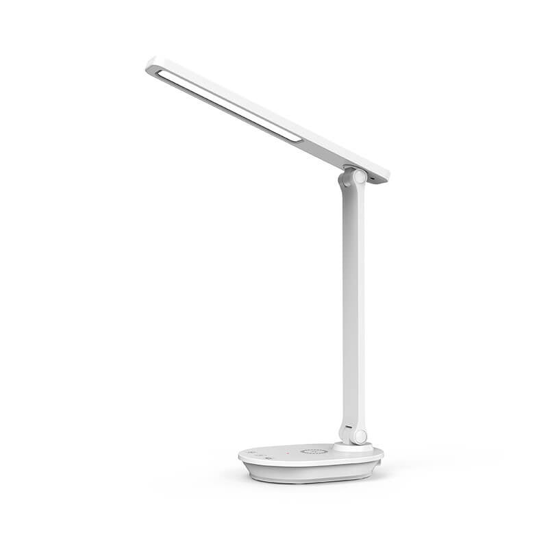 Moderne dobbelt foldbar øjenpleje trådløs genopladelig LED skrivebordslampe