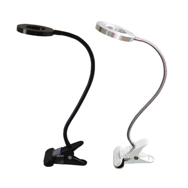 Kreativ simpel USB bukseknap LED læseklip skrivebordslampe
