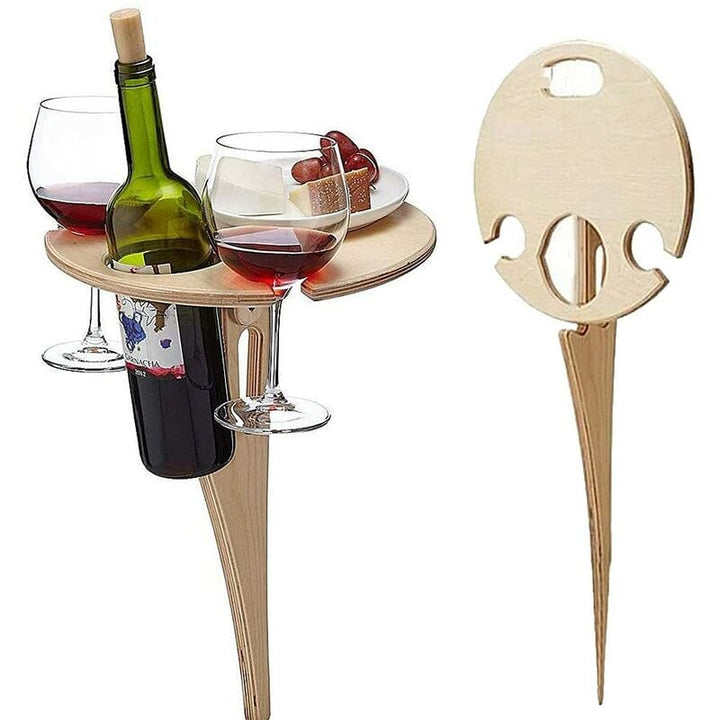 Udendørs bærbar DIY sammenklappelig bord til vin