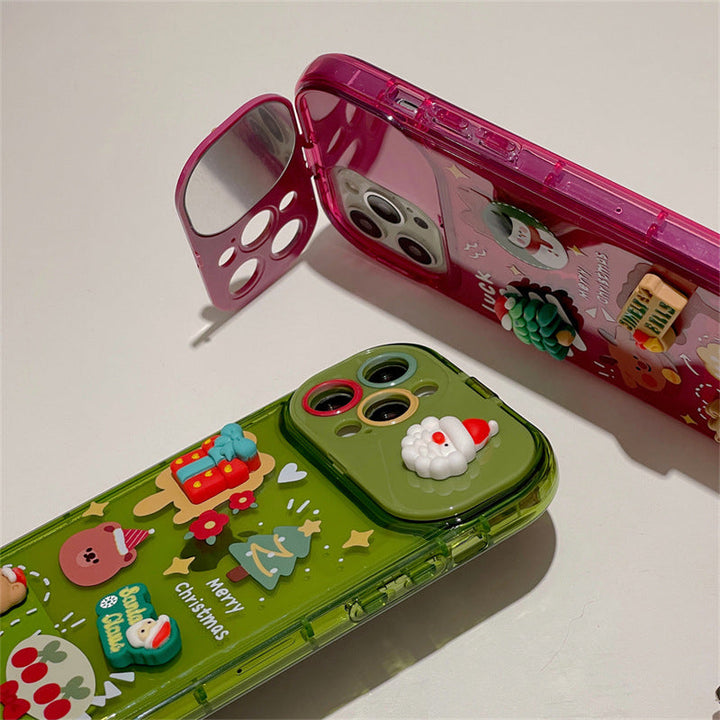 Juletræ Pendant iPhone Cover med Spejl