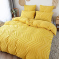 Chevron Plush Quilt Cover | 3-delt sæt