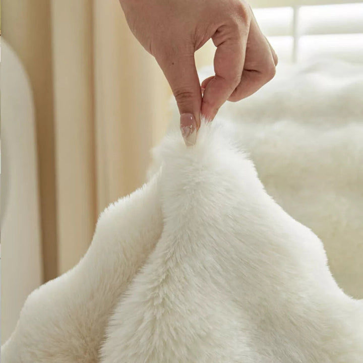 Faux Fur Recliner Sofa Cover