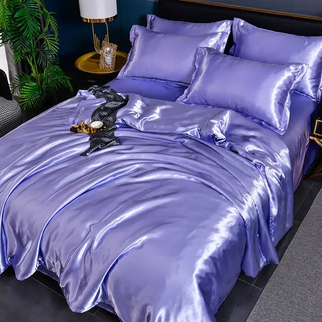 Luksus Solid Satin Dynecover - SilkSerenity
