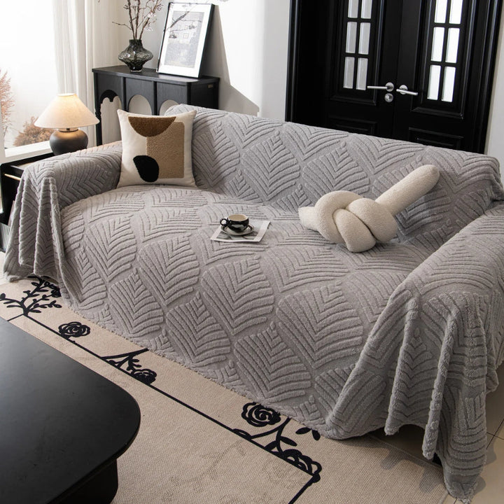 Fiskebensblad Design Fleece Sofa Betræk