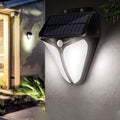 Solenergi Intelligent Trekant Udendørs Vandtæt Kropssensor Patio LED Væglampe